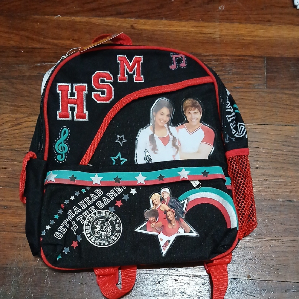 Disney High School Musical Black and Red Backpack